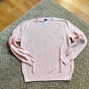 J. Crew Light Pink Crewneck Sweater